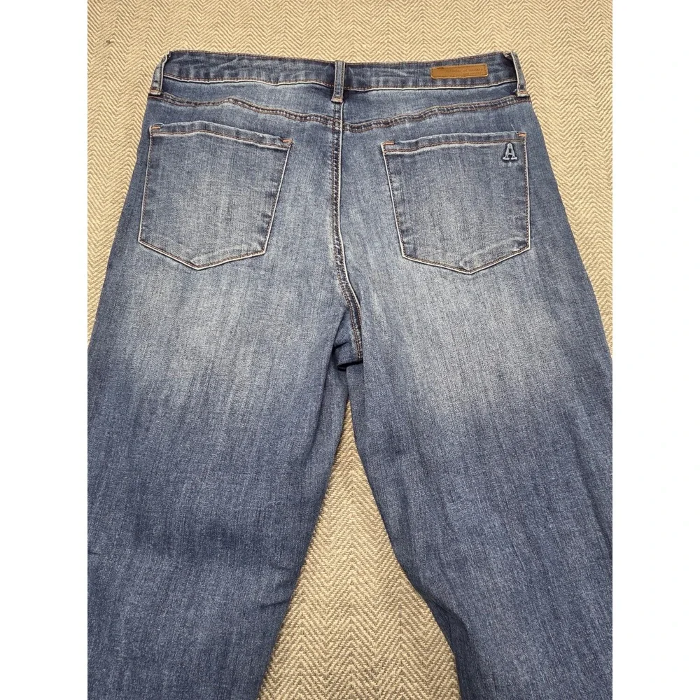 Articles‎ of Society Distressed Skinny Jeans Medium Wash Raw Hem Size 28